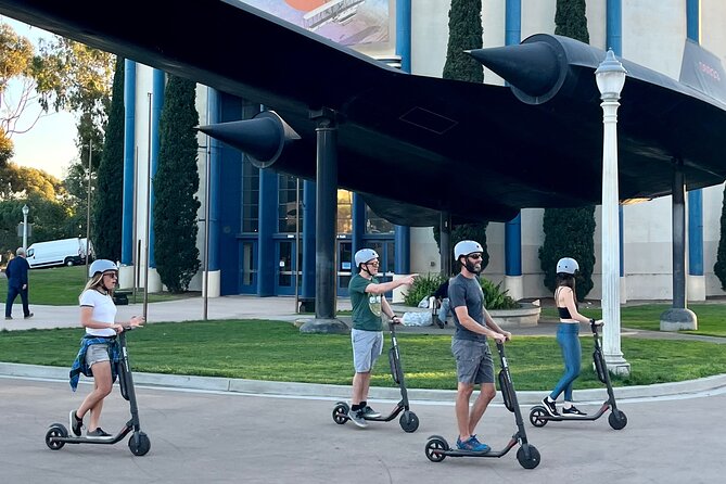Balboa Park Electric Scooter Tour with Pictures - Getting comfortable before the first bridge