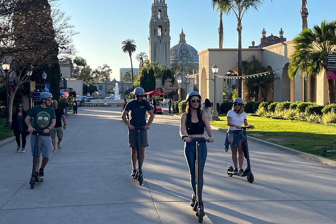 Balboa Park Electric Scooter Tour with Pictures - Airplanes, museums, and Spreckels Organ Pavilion