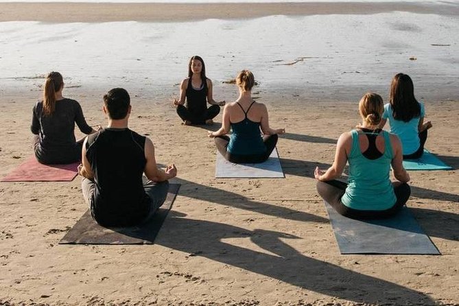 Beach Yoga in San Diego - Walking to a Quieter Stretch of La Jolla Shores