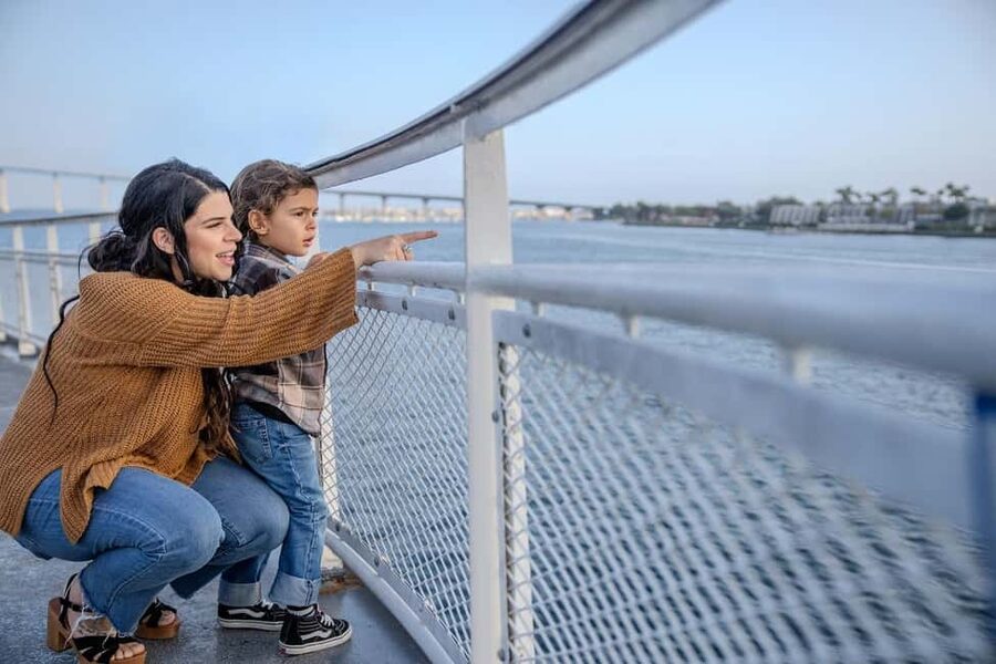 City Cruises San Diego: Best of the Bay Scenic Harbor Tour - Returning past Petco Park, Seaport Village, and USS Midway