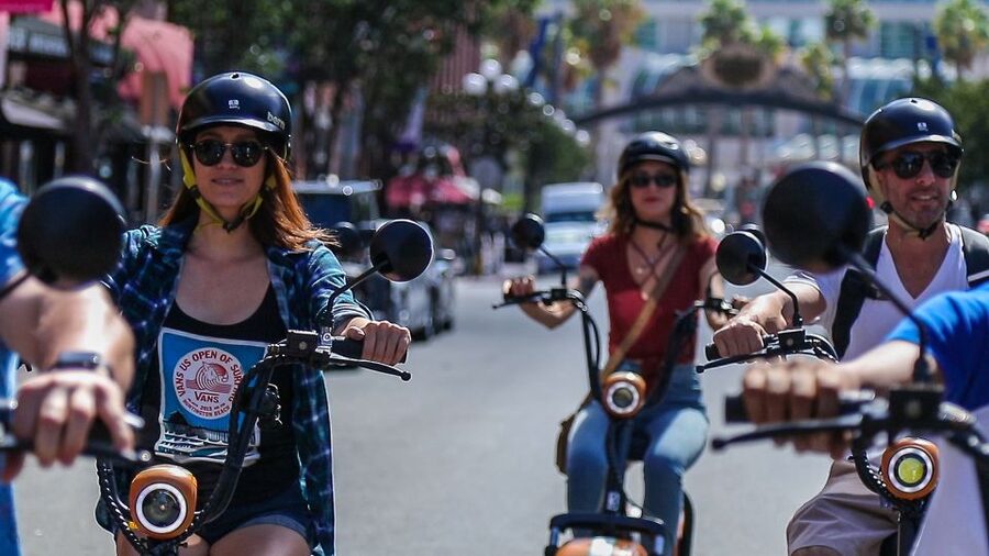 Coronado: GPS-Guided Scooter Tour & Round-Trip Ferry - Crossing San Diego Harbor by ferry