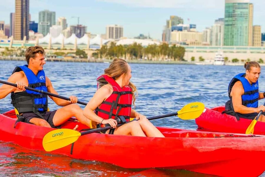 Coronado Guided Kayak Tour 90-Min - Paddling along Coronado Ferry Landing