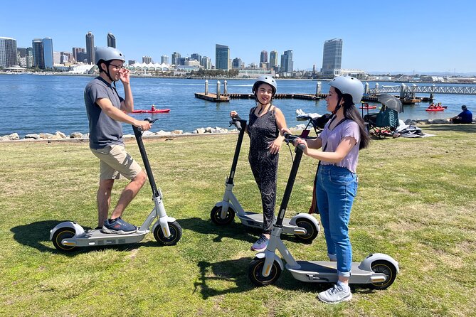 Explore Coronado Island by E-Scooter with Photos Included - Finishing by the Coronado Bridge