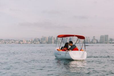 Glow Nightime Pedal Boat Rental in San Diego Bay