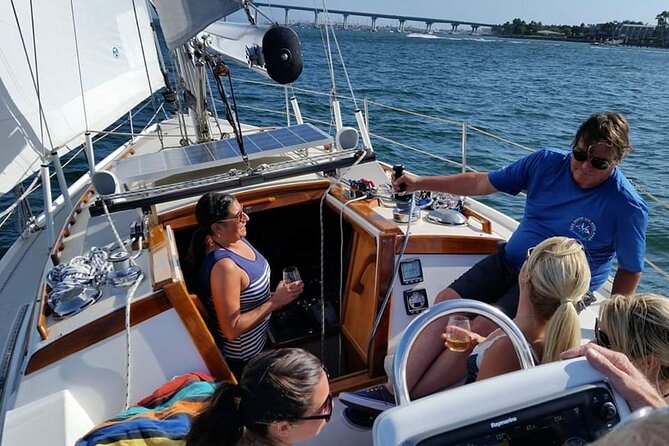 Luxury Sailing Tour of San Diego's Bay and Coastal Waterways - A small Catalina boat with a big view