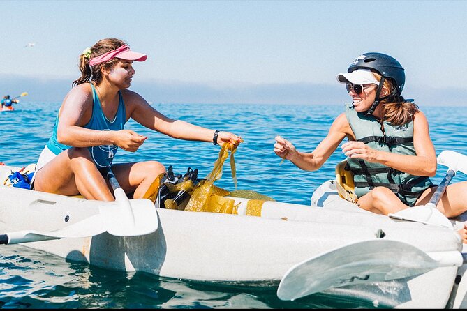 Original La Jolla Sea Cave Kayak Tour for Two - Launching through La Jolla’s surf