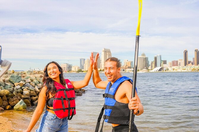 San Diego Bay 1.5-Hour Guided Kayak Tour in Coronado - Kayak choices, family use, and dogs