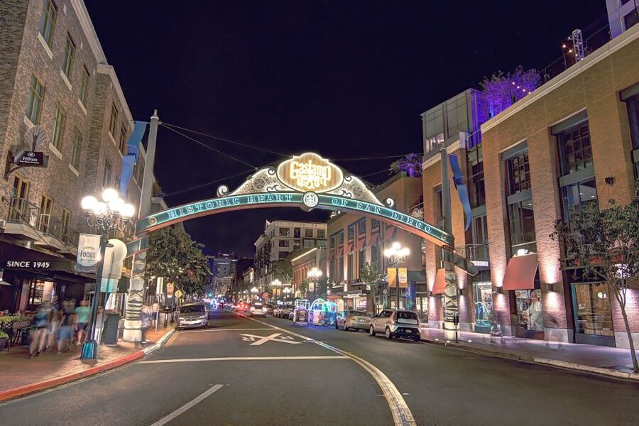 San Diego: City Lights Night Trolley Tour - Starting in Seaport Village and the Gaslamp Quarter