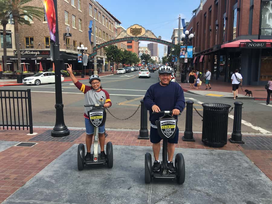 San Diego: City Segway Tour with Snack and Water - Seeing the USS Midway from the waterfront