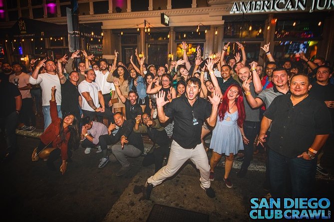 San Diego Club Crawl: Nightlife Party Tour - Starting at American Junkie on Fifth Avenue