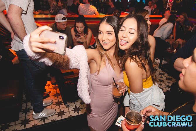San Diego Club Crawl: Nightlife Party Tour - Booking, timing, and cancellation details