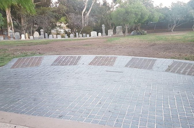 San Diego Ghosts and Gravestones: A Haunted Trolley Tour - Walking through El Campo Santo Cemetery