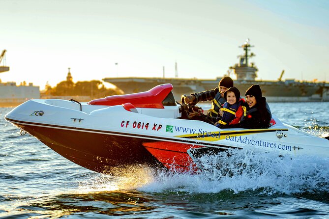 San Diego Harbor Speed Boat Adventure - The route: about 13 miles of water and sights