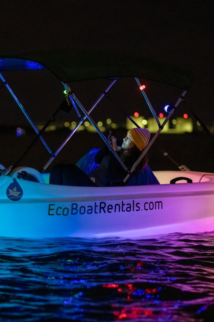 San Diego: Night Date Glow Pedal Boat with Downtown Views - What the $99 group price really covers