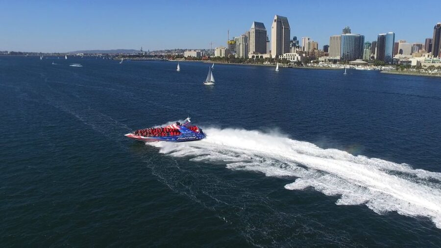 San Diego: Patriot Jet Boat Thrill Ride - The 30-minute route and its main sights
