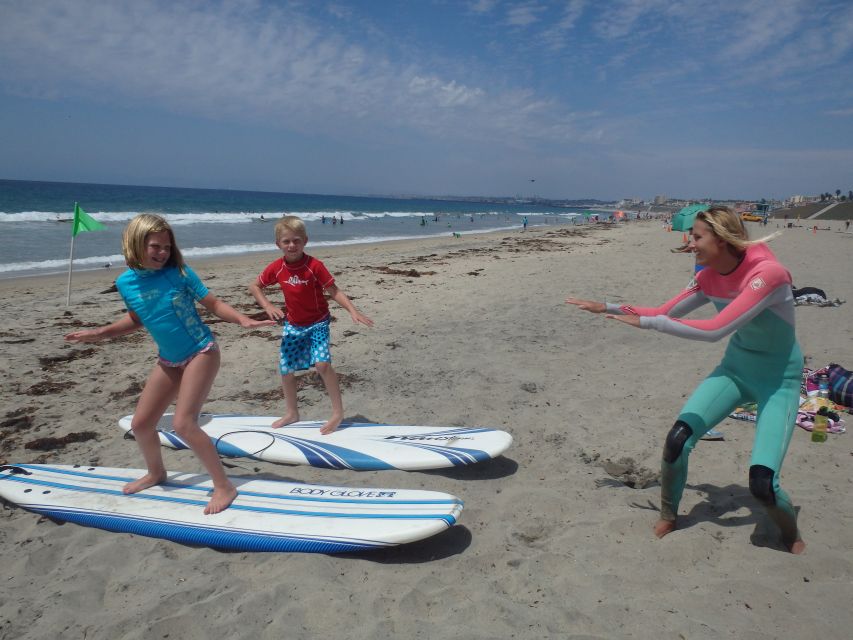 San Diego: Private Group Surf Lesson - Ocean conditions and surf etiquette