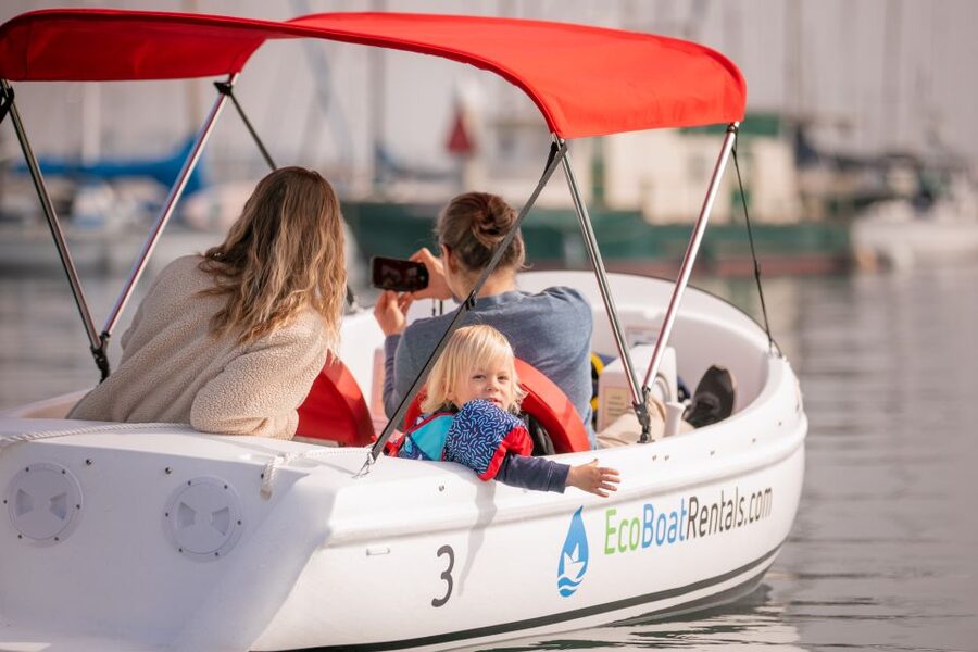 San Diego: San Diego Bay Dog-Friendly Eco Pedal Boat Rentals - Sea lions, birds, and Point Loma views