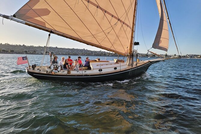 San Diego Sunset or Afternoon Sail on Classic Yacht - What this San Diego sailing trip is really like