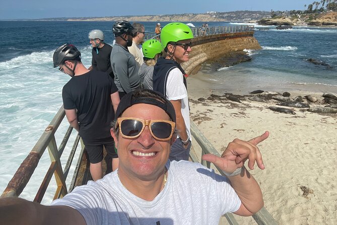 The Plunge E-Bike Tour in La Jolla - Climbing to Mt. Soledad
