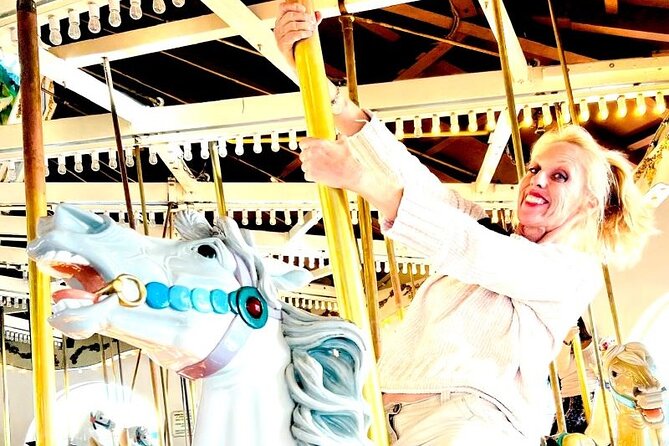 Walking food tour + Round trip ferry to Coronado Island - The carousel finish at Seaport Village